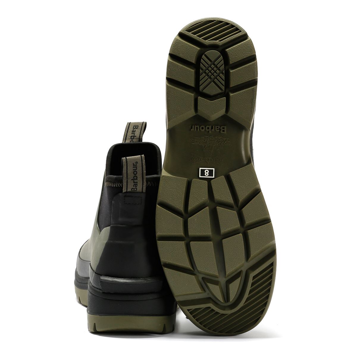 Barbour Ridge Men's Uniform Green Ankle Wellington Boot