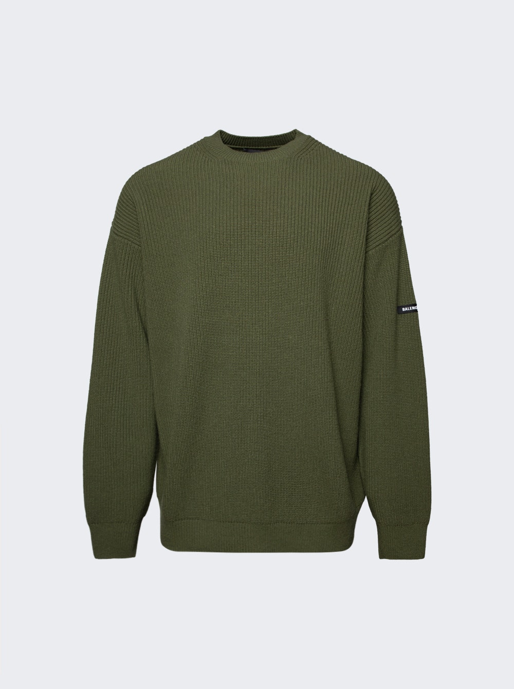 Rubberised-logo sweater - Black