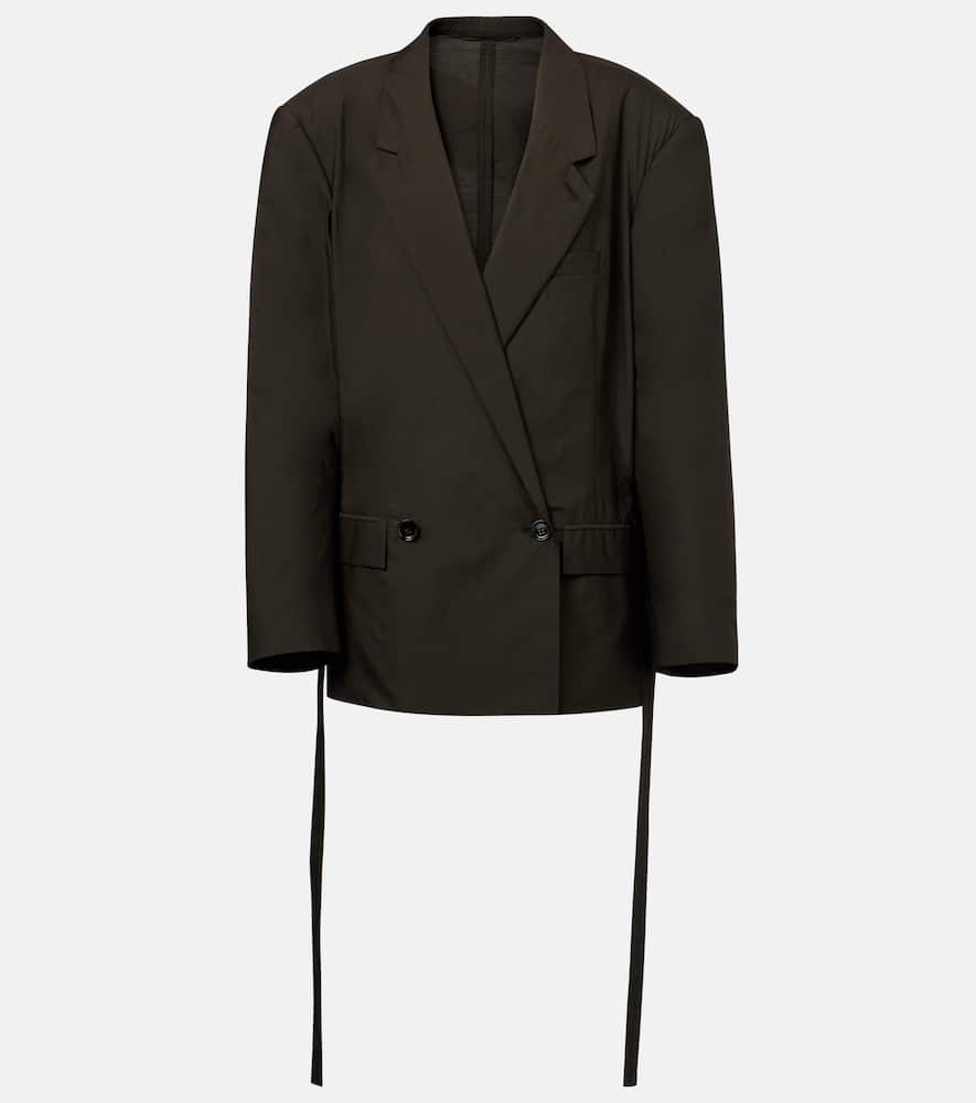 Lemaire Belted cotton and silk blazer