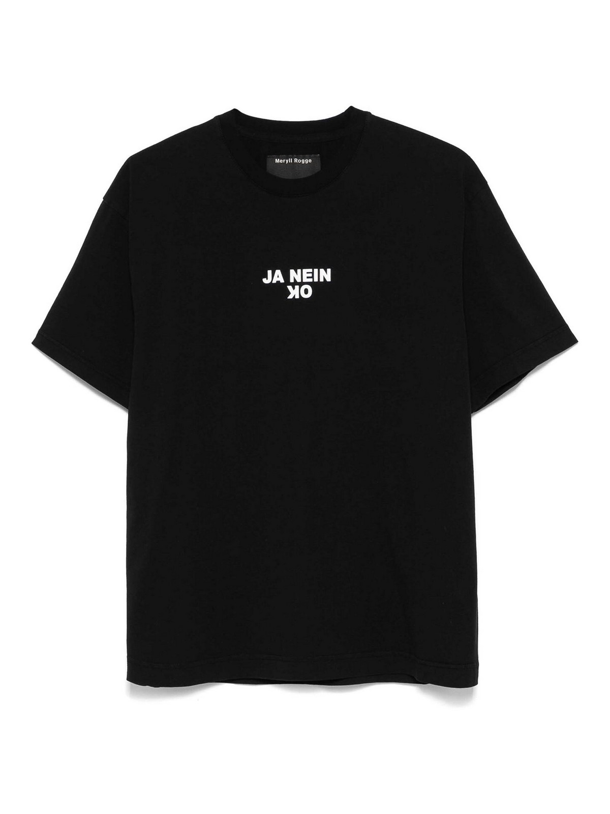 Black Logo-print T-shirt