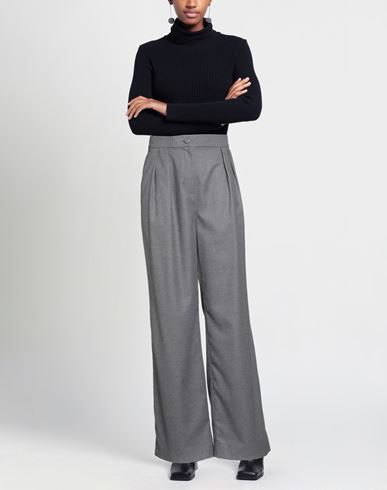 Woman Pants Grey Size 0 Polyester, Viscose, Elastane