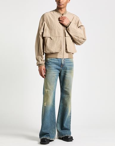 Man Jacket Beige Size 36 Polyester, Polyamide