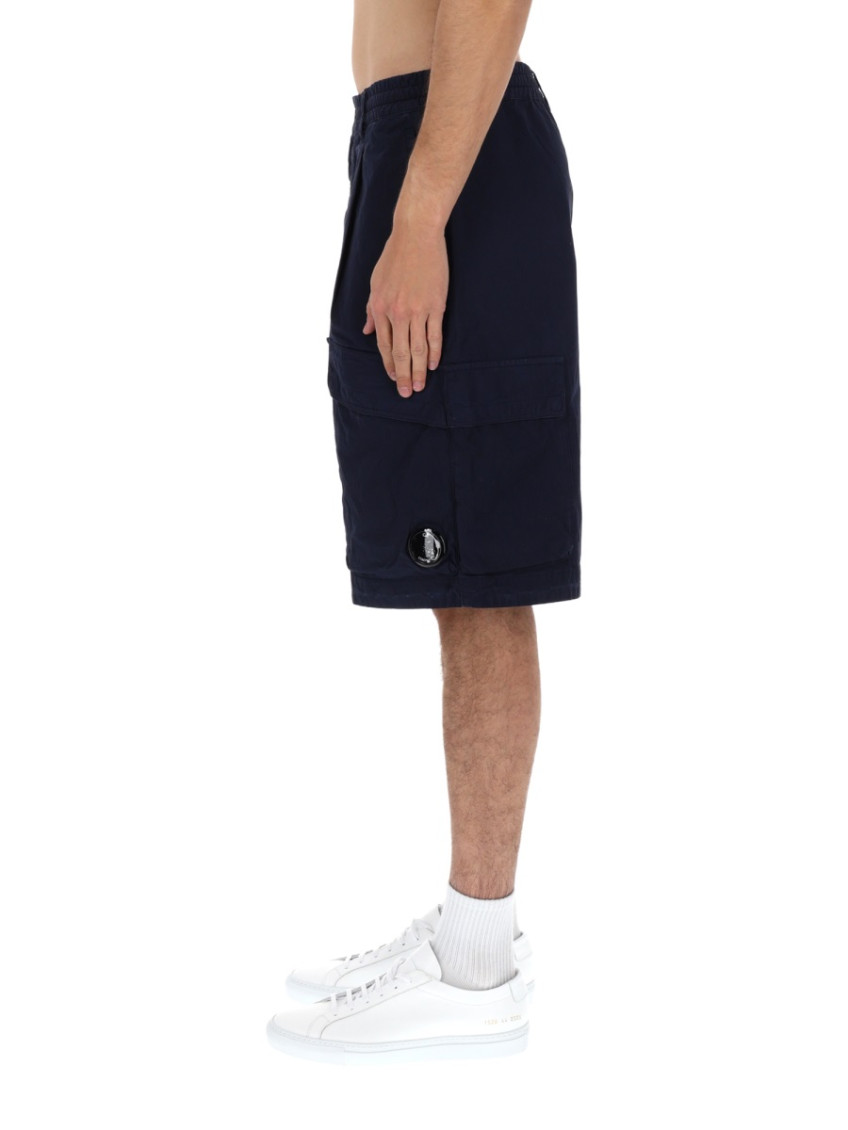 C. P. Company Shorts Cargo Con Patch Logo