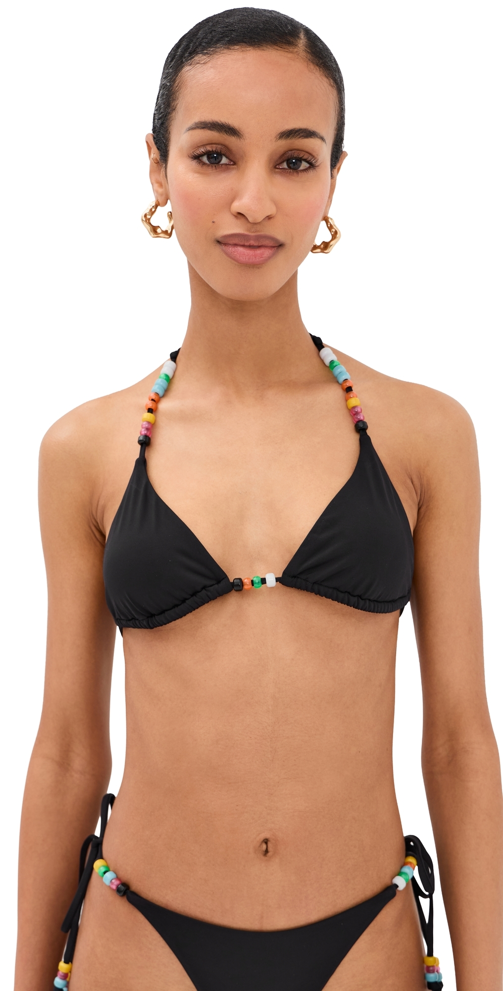 Lido Triangle Bikini Top Black