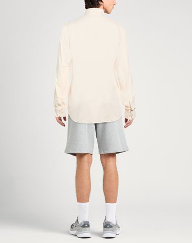 Man Shirt Beige Size 48 Polyamide, Elastane