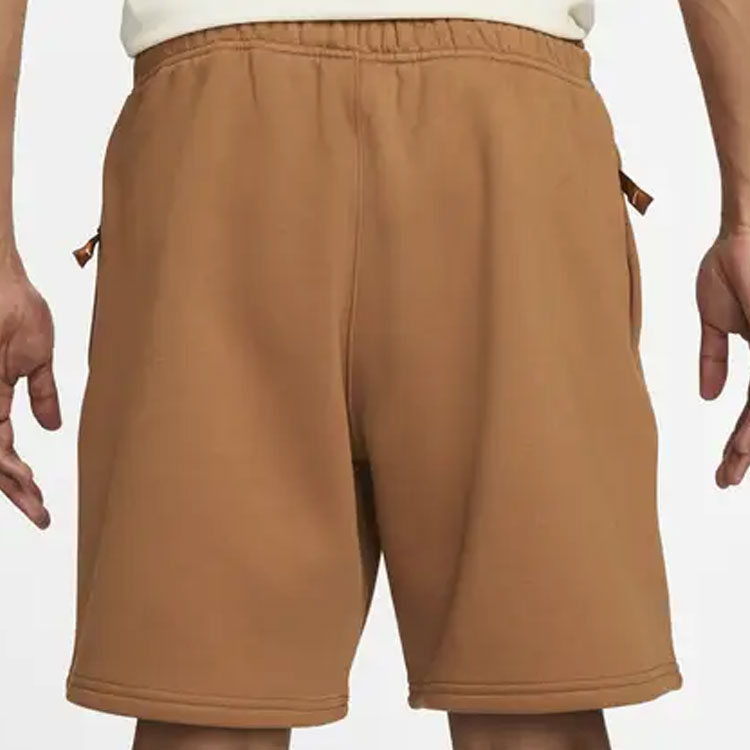 NRG Solo Swoosh Fleece Shorts 'Brown'