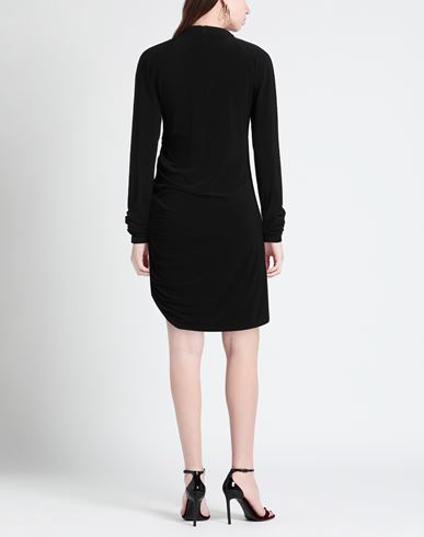 Woman Mini dress Black Size 6 Polyester, Elastane