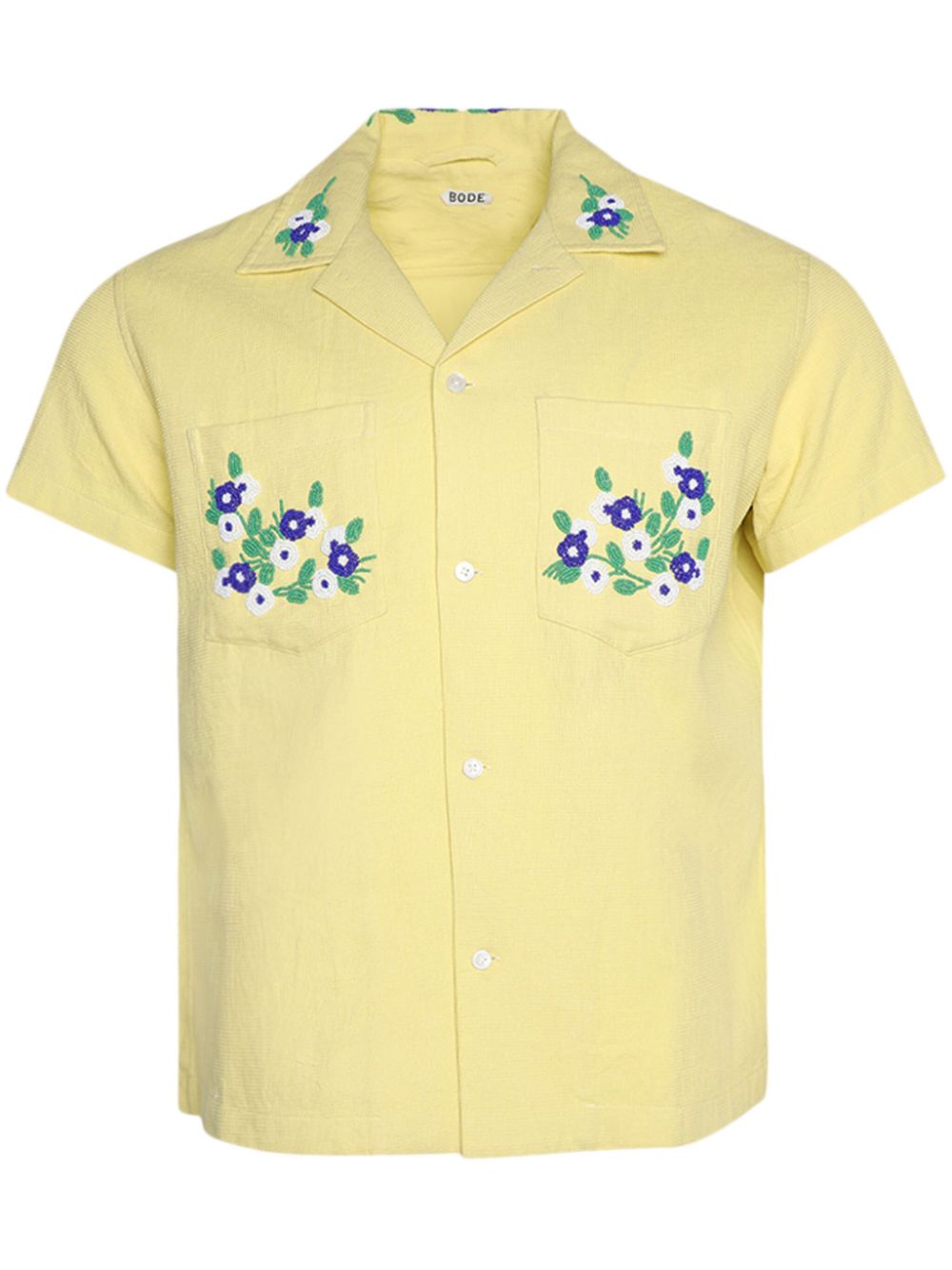 Chicory beaded shirt - Yellow