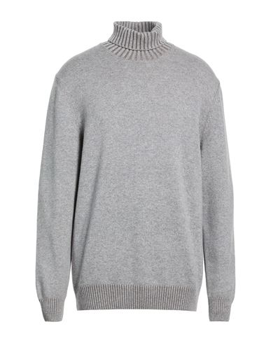 Man Turtleneck Grey Size 48 Cashmere