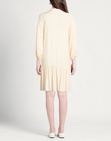 Woman Mini dress Beige Size 8 Viscose