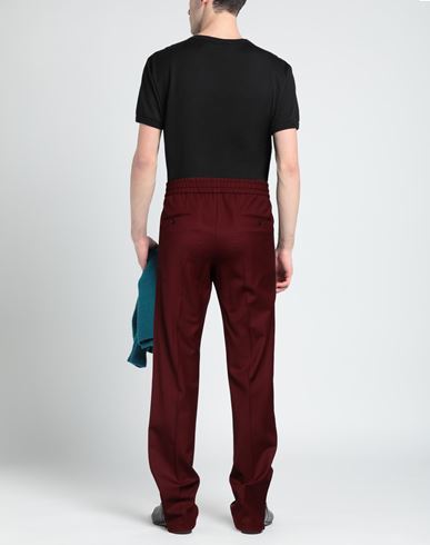 Man Pants Burgundy