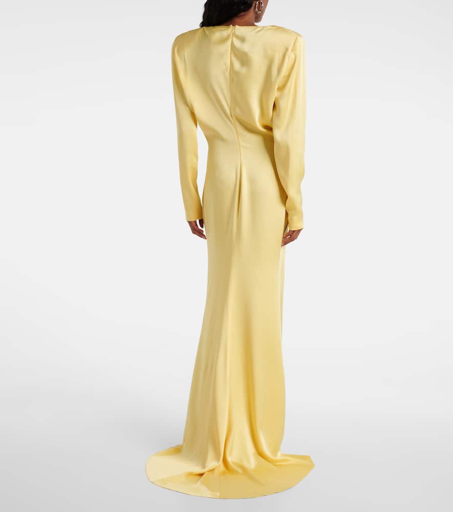 Satin gown