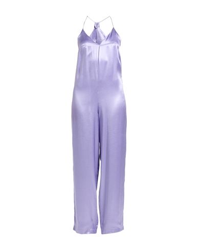 Woman Jumpsuit Mauve Size 2 Viscose, Polyester