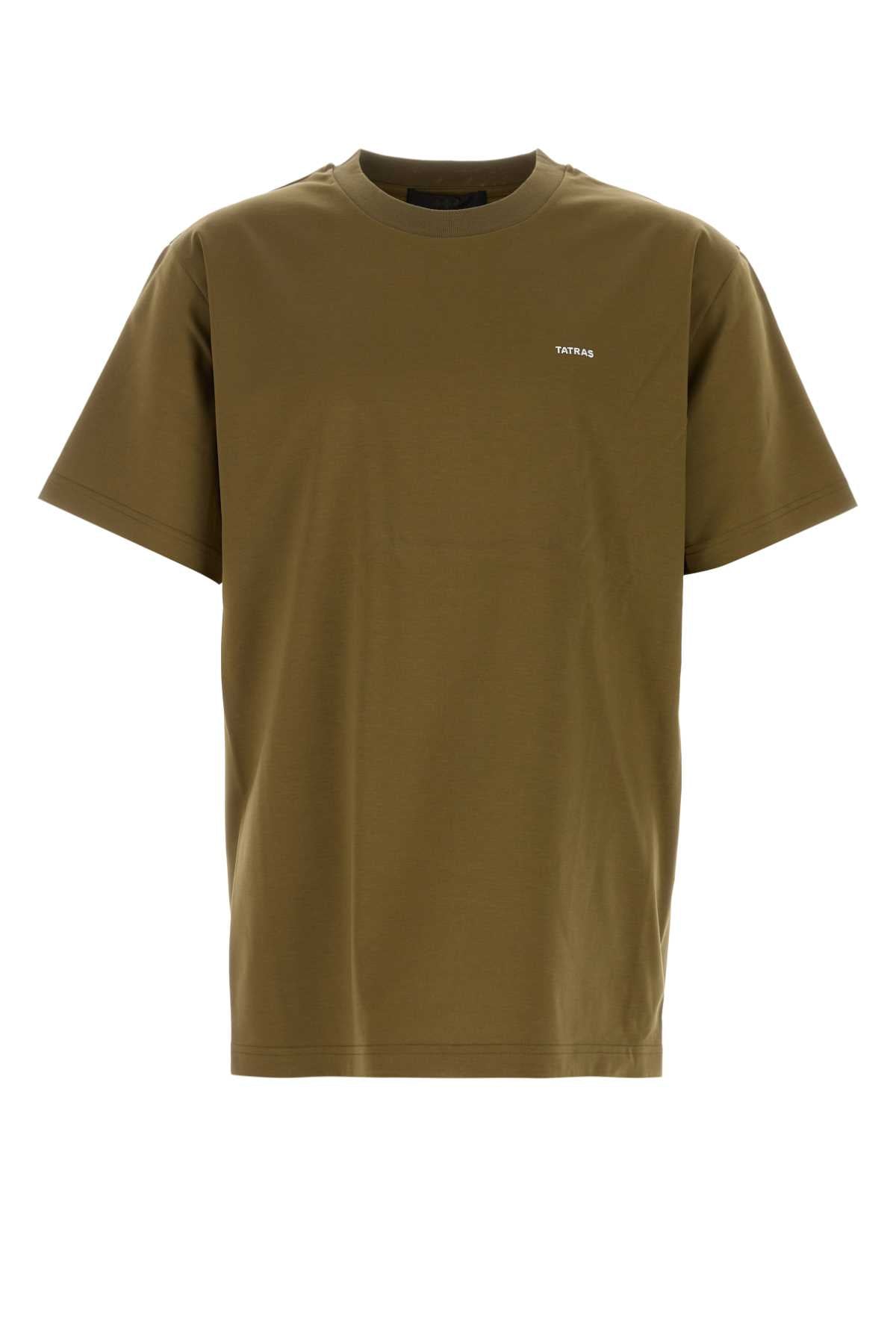 Cotton T-Shirt — Khaki