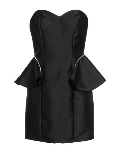 Woman Mini dress Black Size M Polyester