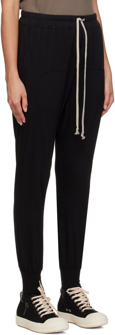 Rick Owens DRKSHDW Black Drawstring Lounge Pants