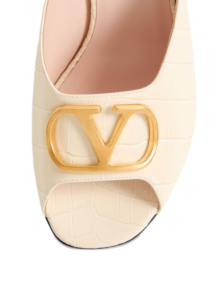 Vlogo Signature Leather Mules
