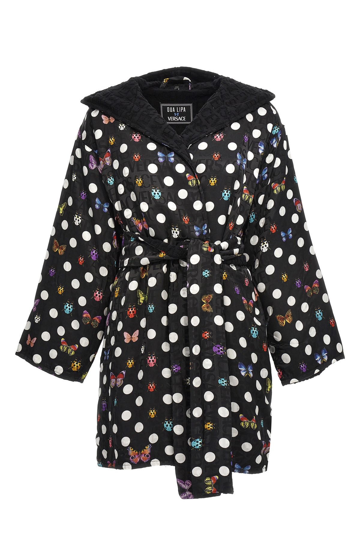 'Heritage Butterflies & Ladybugs Polka' Bathrobe