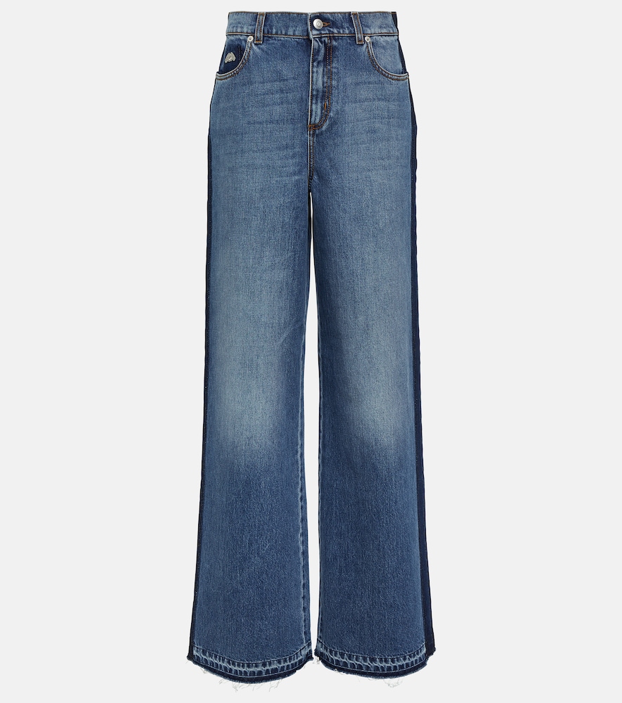 High-rise wide-leg jeans