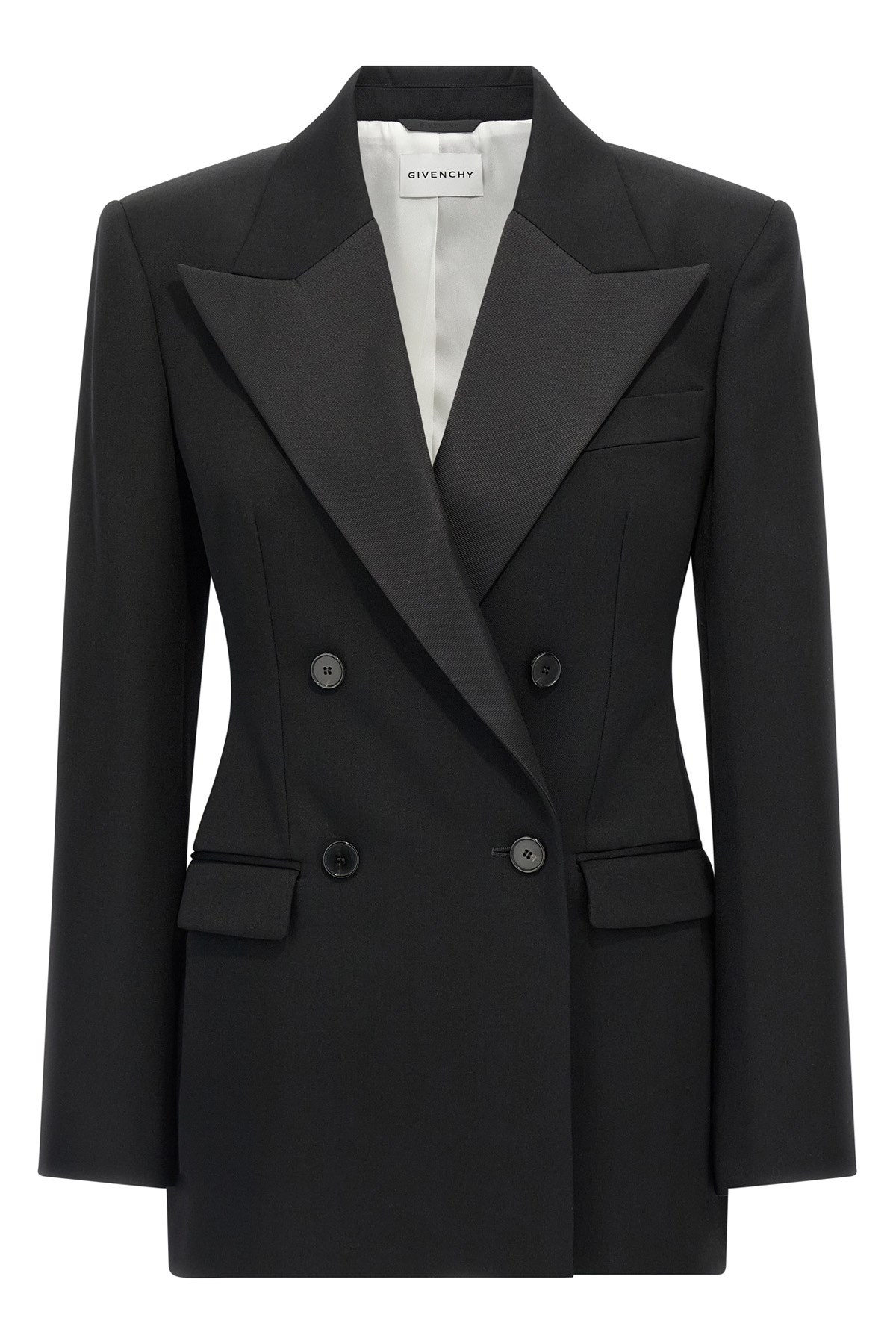 Satin Lapel Blazer