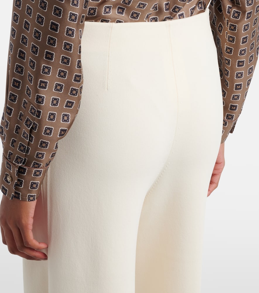 Jersey wide-leg pants