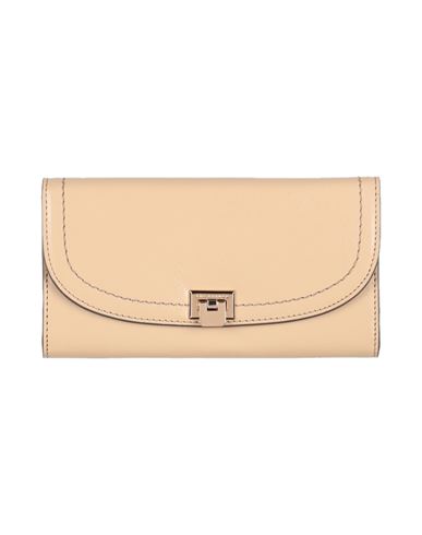 Woman Wallet Beige Size