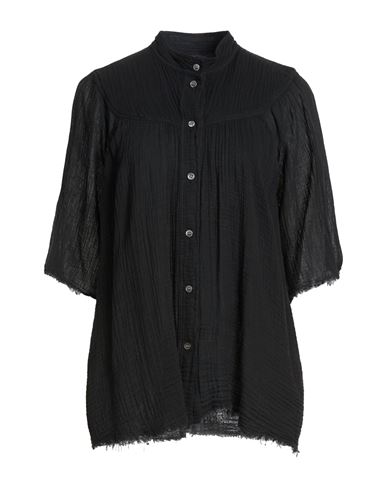 Woman Shirt Black Size 0 Cotton