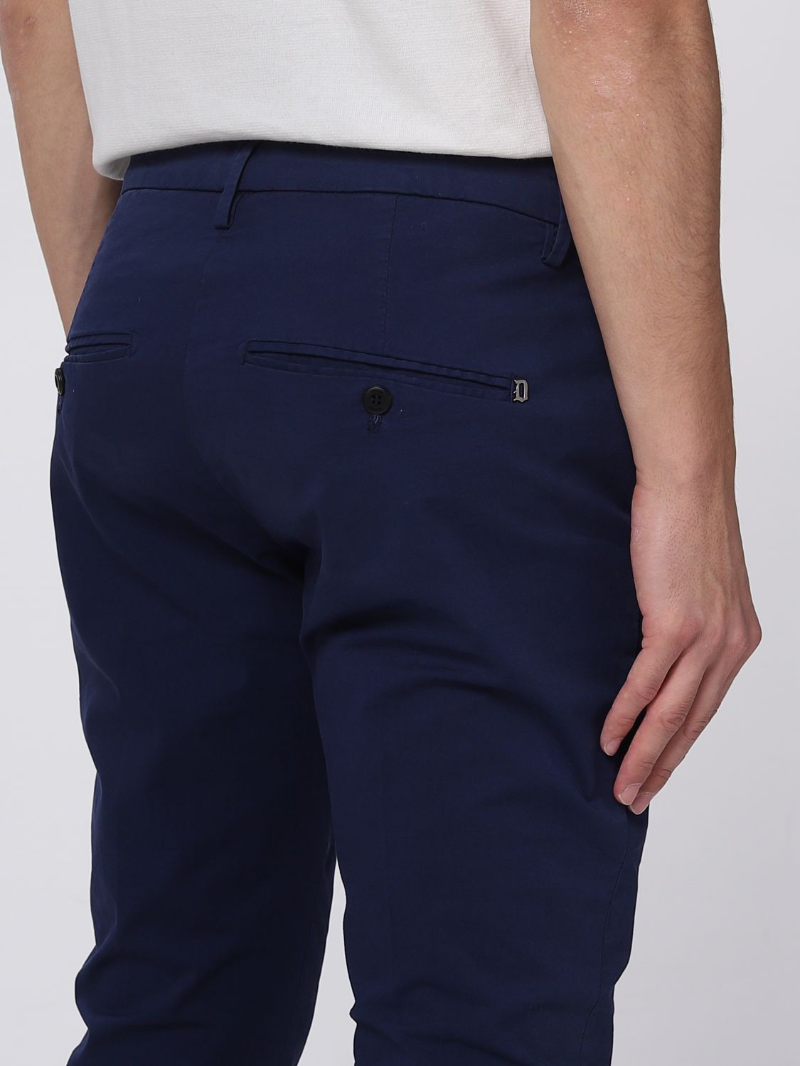 Pants Men color Blue