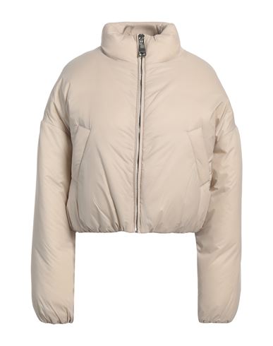 Khrisjoy Woman Puffer Beige Size 000 Polyamide
