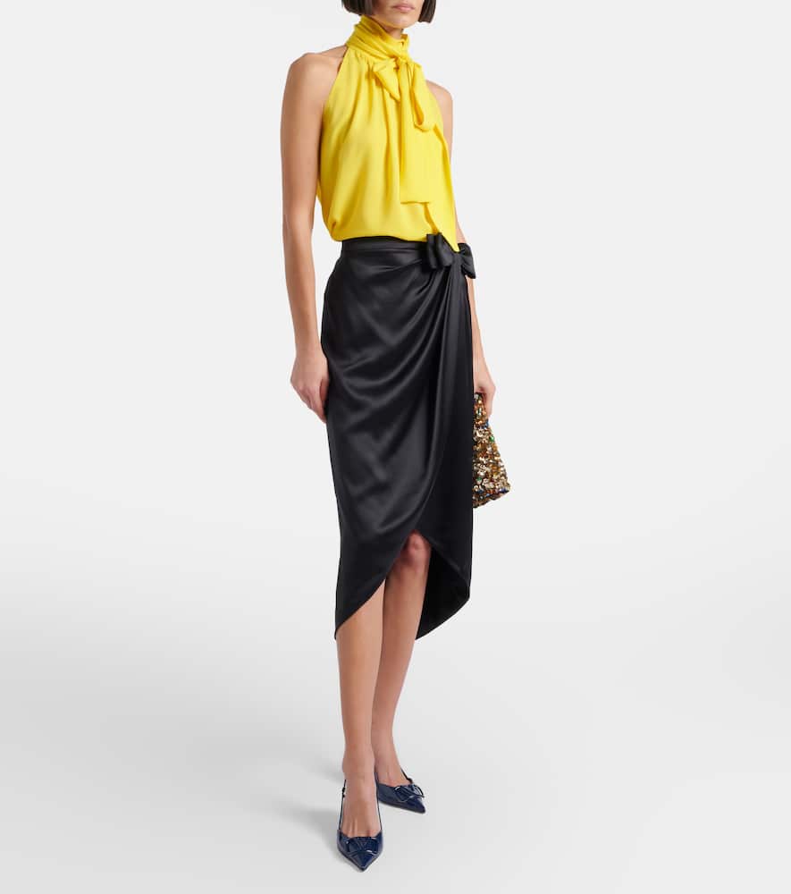 Silk georgette blouse