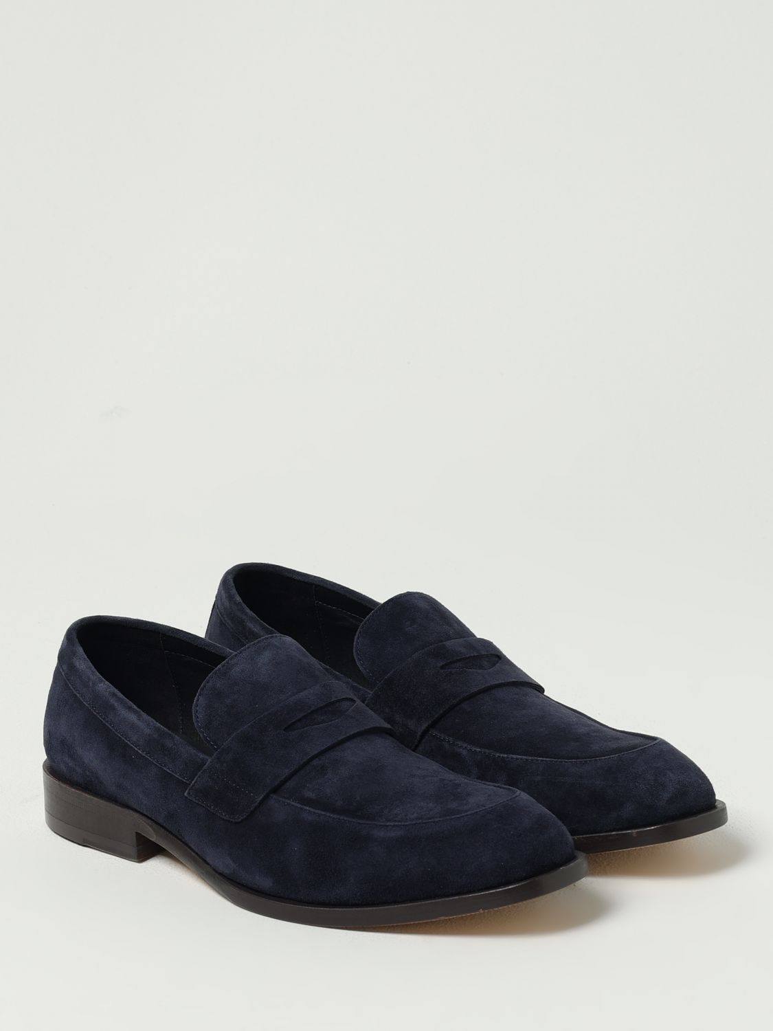 BOSS suede loafers - Brown