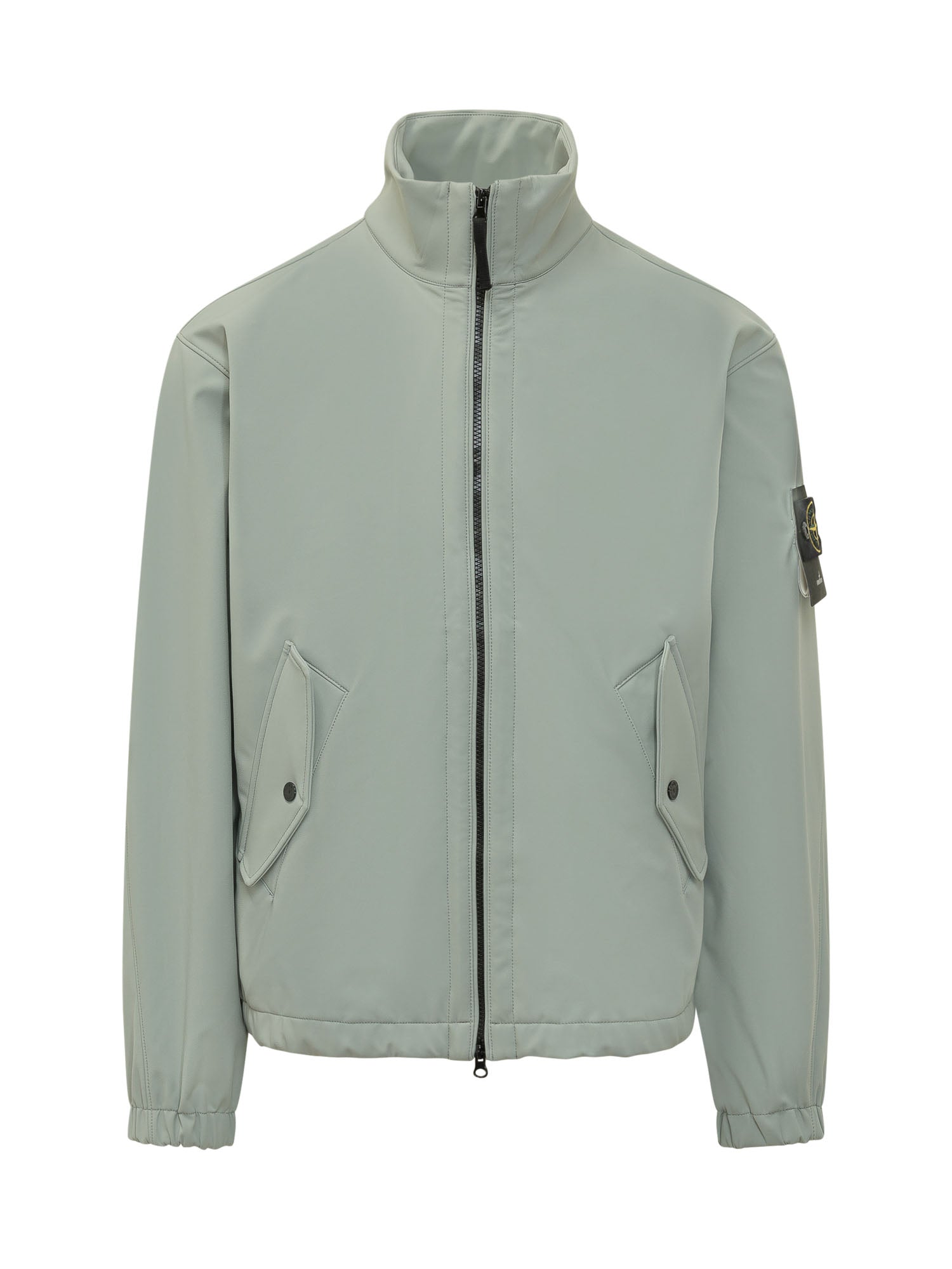 Jacket Tecnica with Zip and Patch Logo - SS26