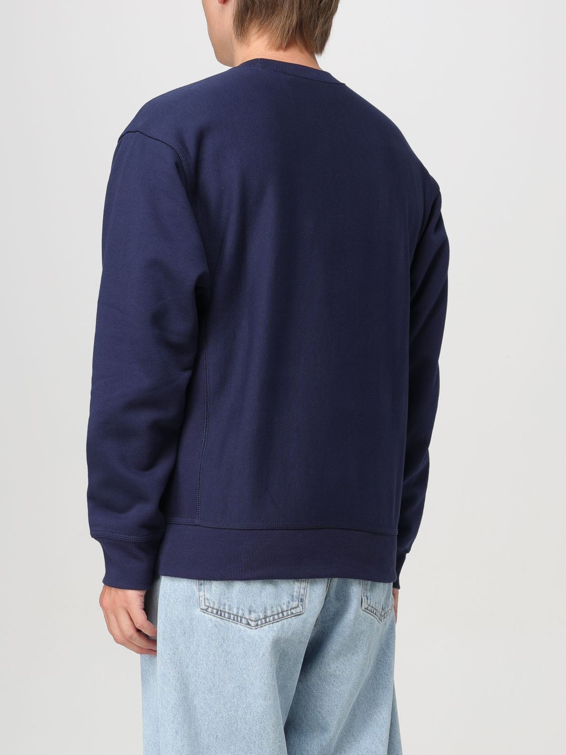 Sweatshirt Men color Blue