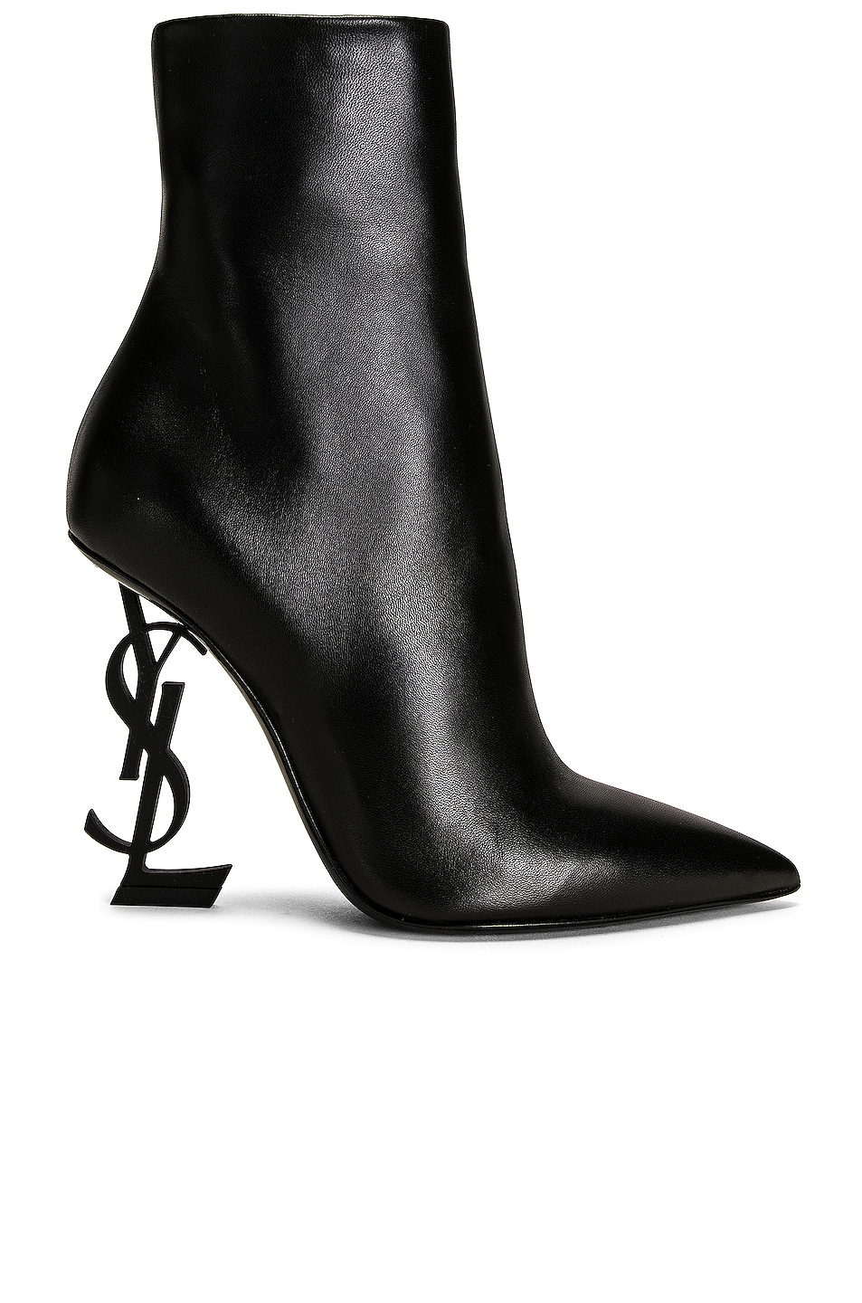 Saint Laurent Opyum 110 YSL Heeled Boots in Nero - Black. 36 also in
