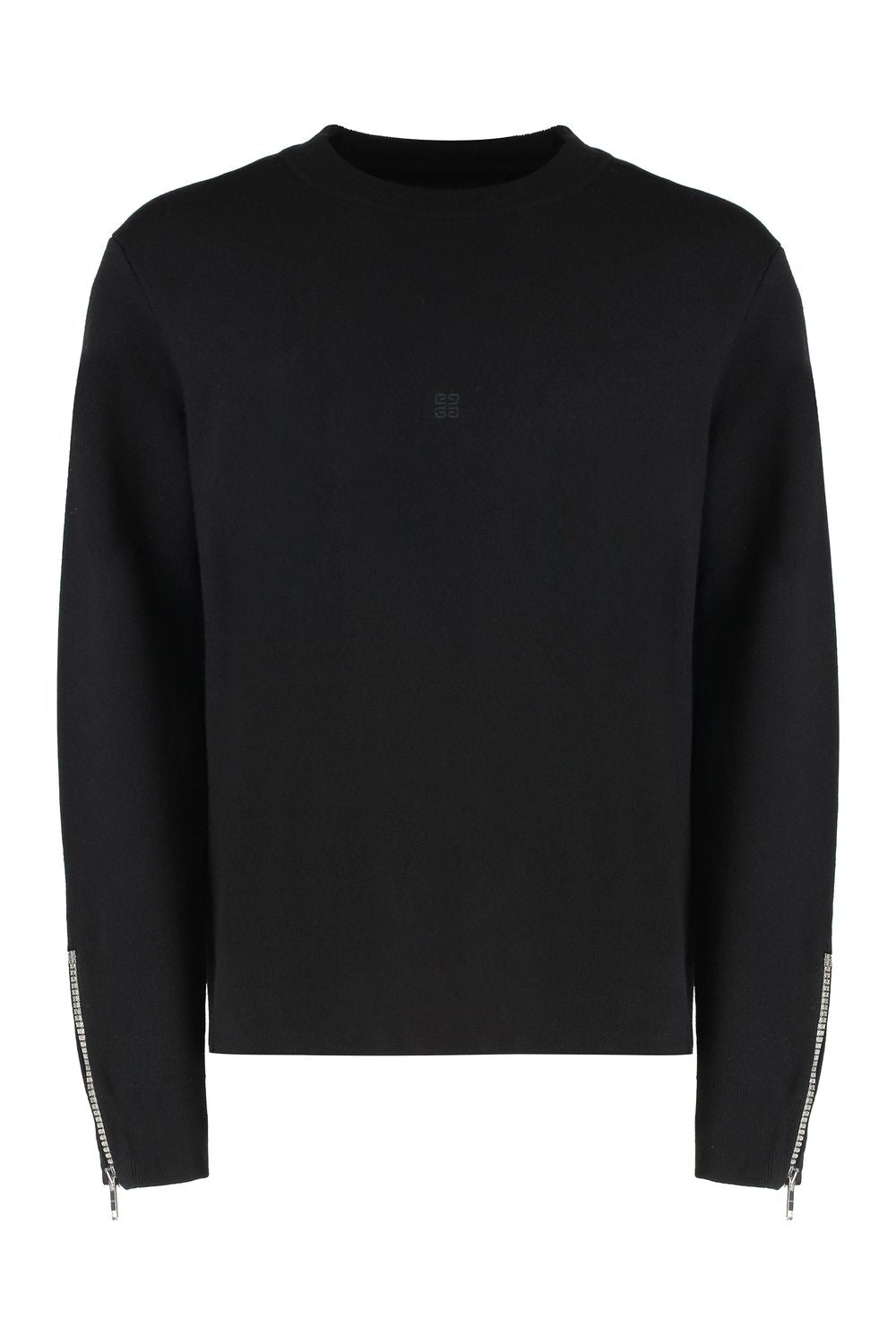 Zip-cuff Wool Sweater