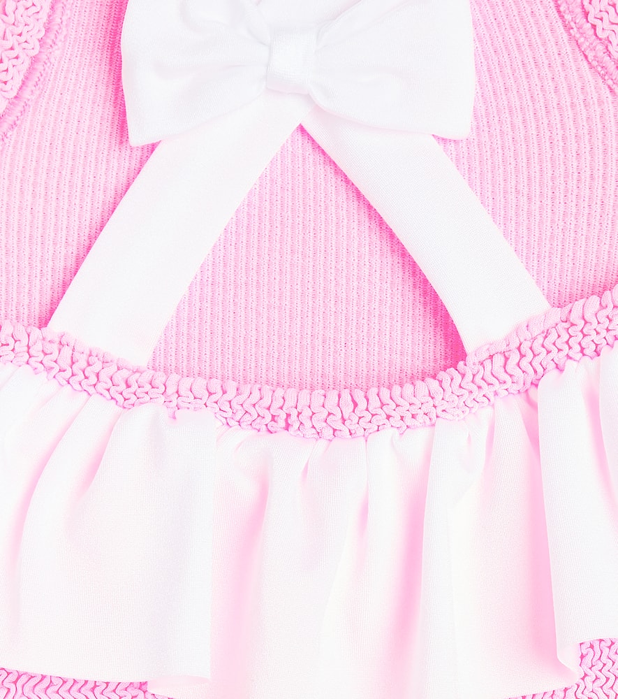 Hunza G Kids Baby Lara bow-detail swimsuit