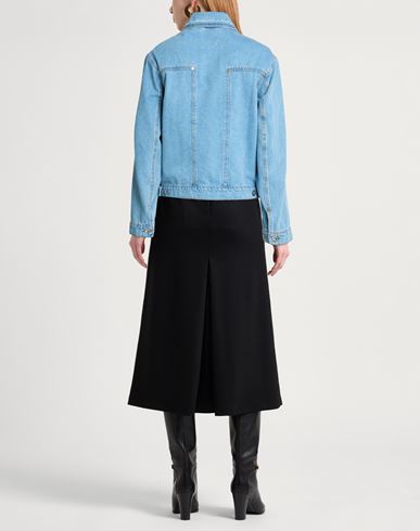 Woman Denim outerwear Blue Size L Cotton