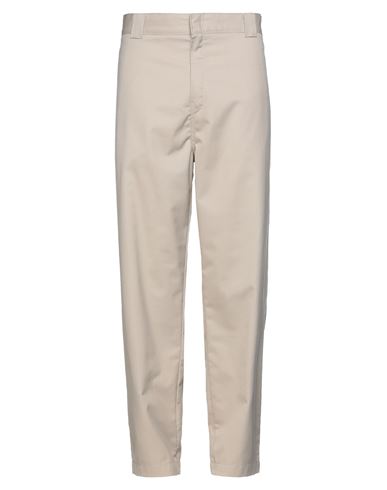 Man Pants Beige Size 33 Polyester, Cotton
