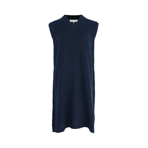 V-neck shift dress - Black