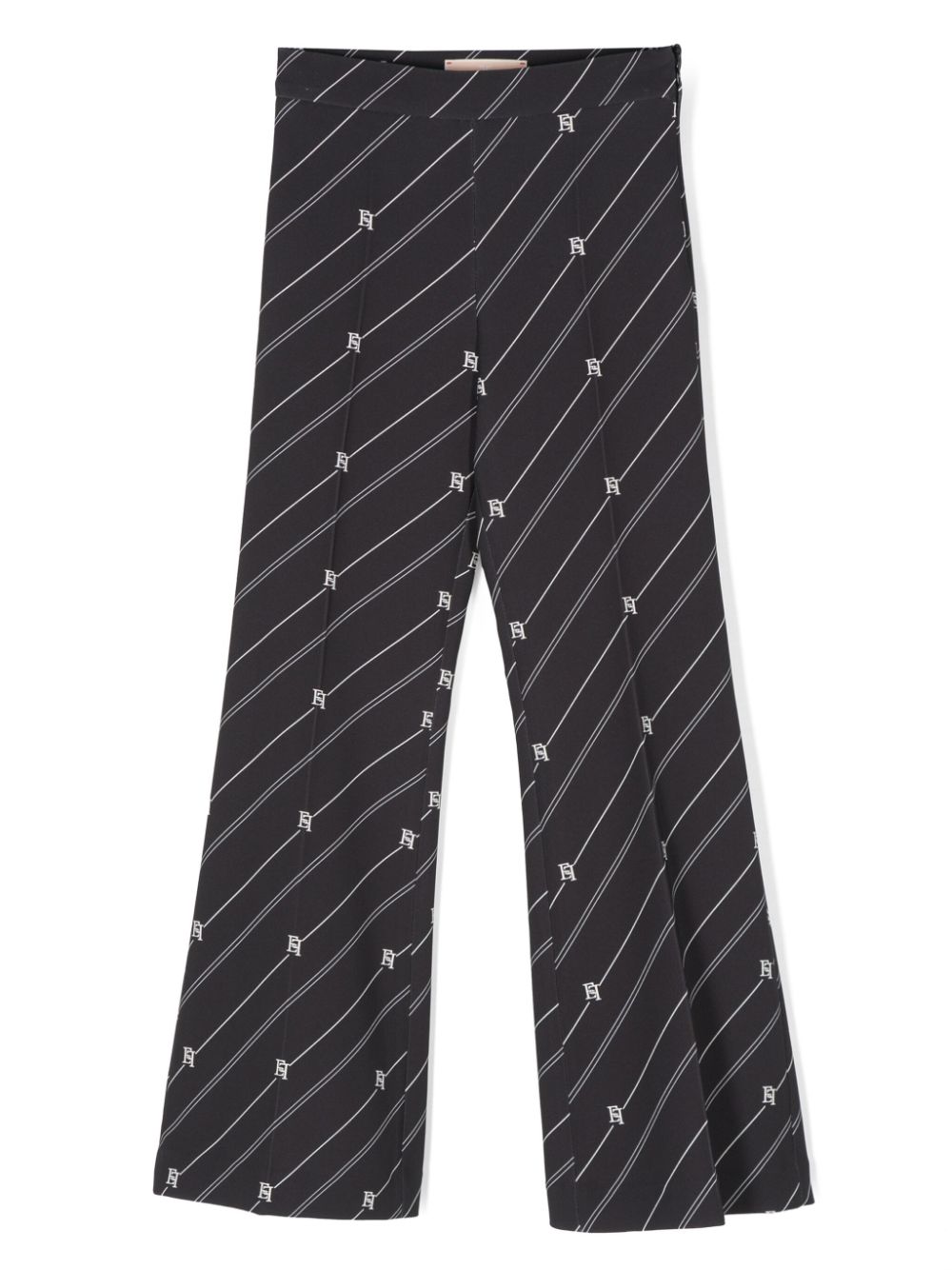 Striped trousers - Black