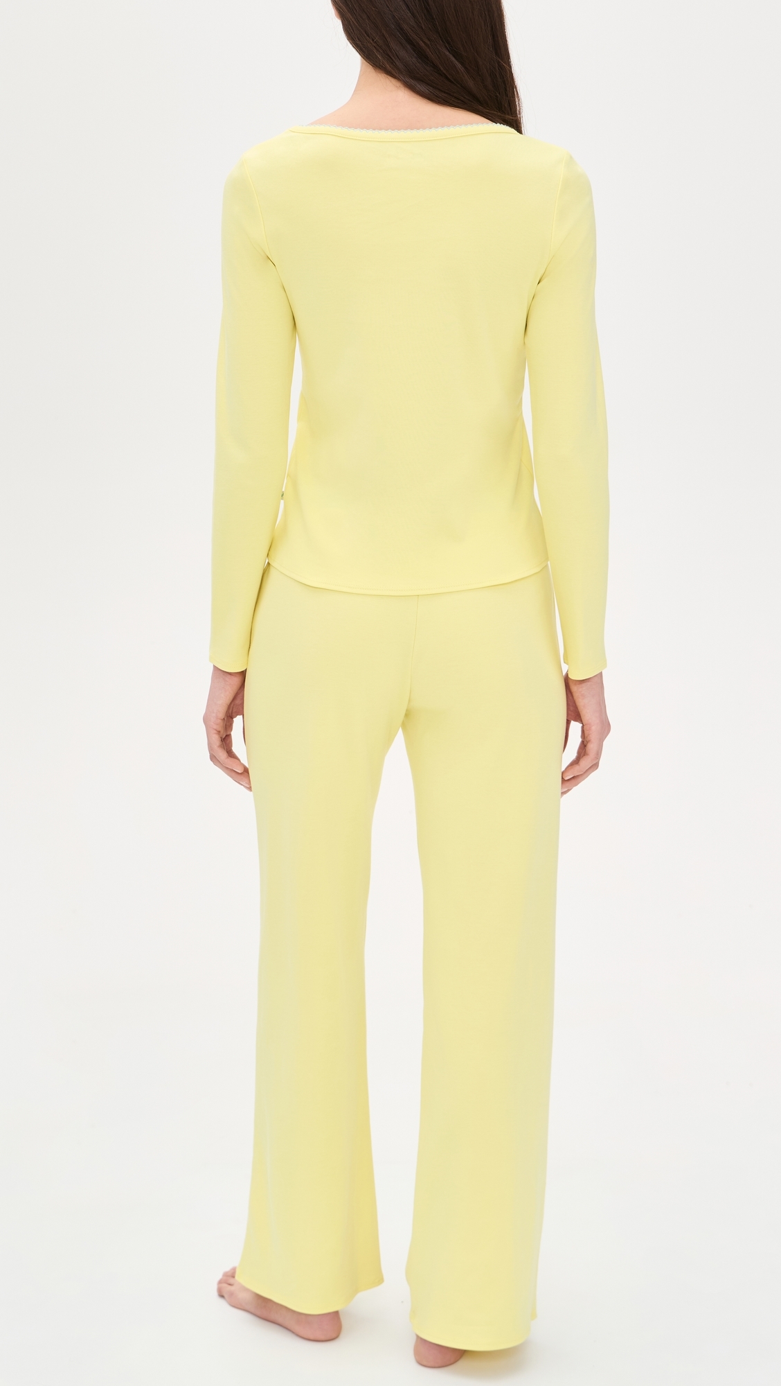 Cozy Brunch Pajama Set Sunshine Yellow