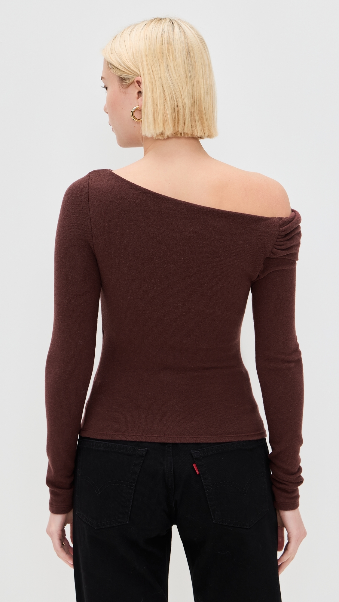 Elio Knit Top Mahogany
