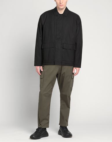 Man Jacket Black Size M Cotton, Nylon