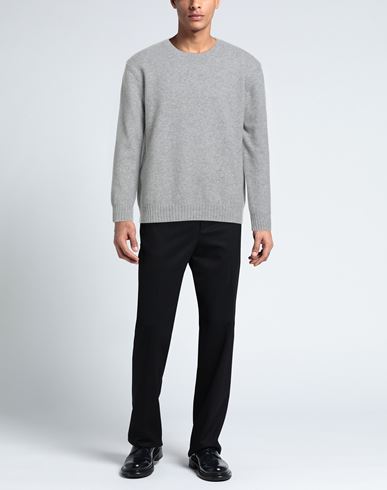 Man Sweater Light grey Size 44 Merino Wool