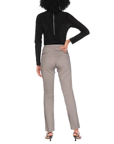 Woman Pants Taupe Size 6 Cotton, Elastane