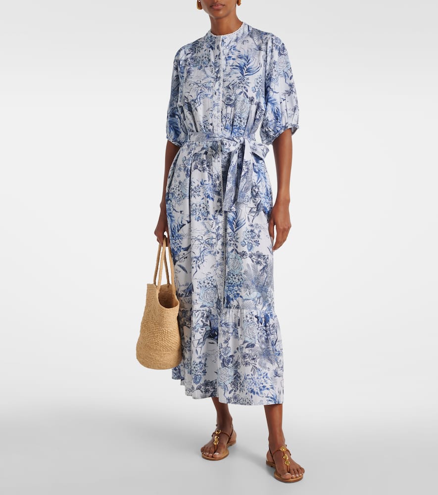 Kitty cotton and linen shirt dress