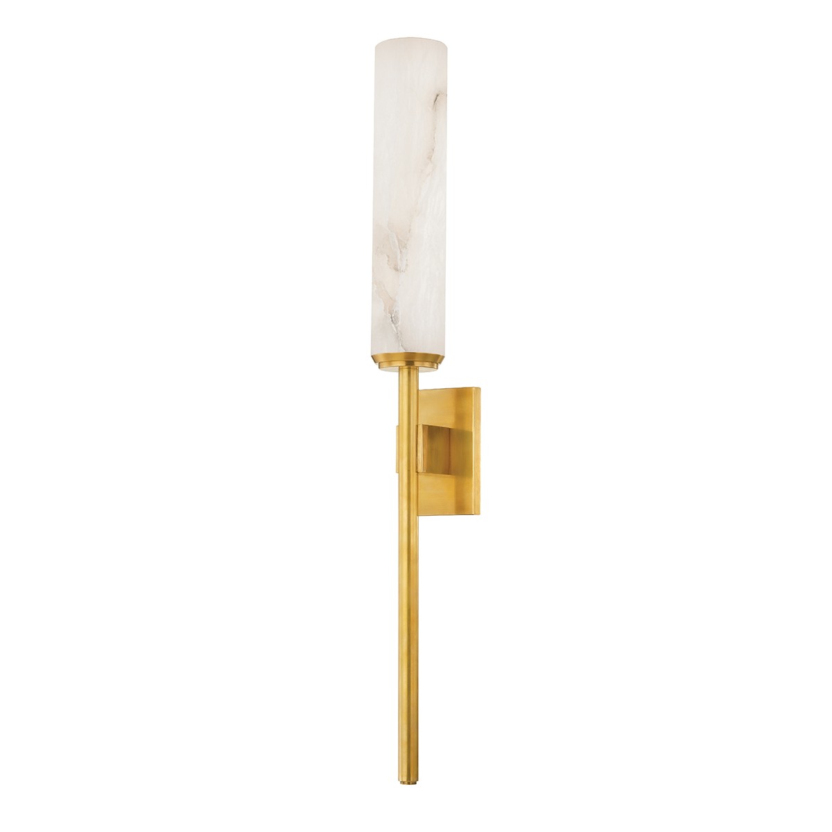 Vintage Brass LED Wall Sconce from the Bremen Collection