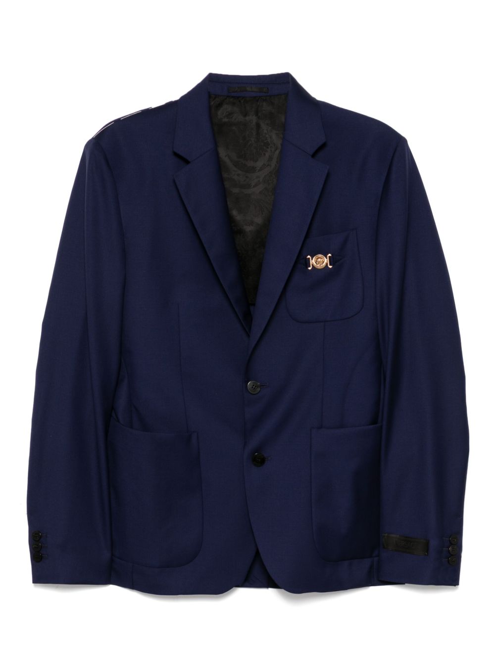 Versace single-breasted blazer - Blue