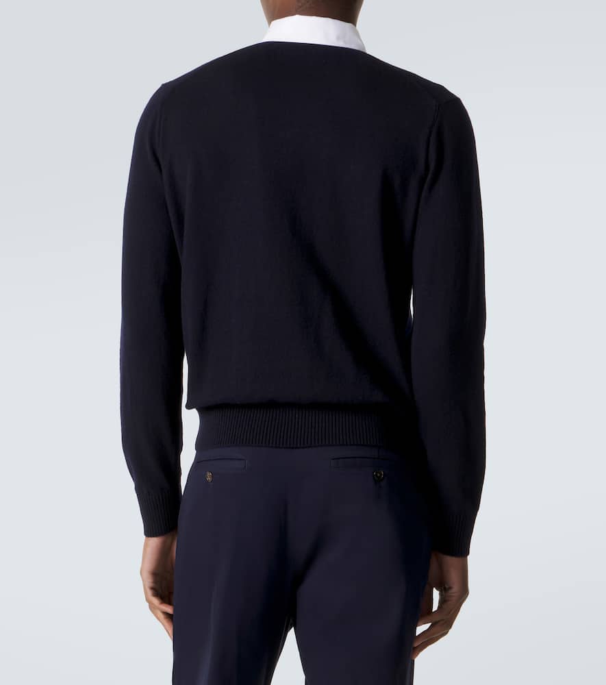 Cashmere and linen sweater