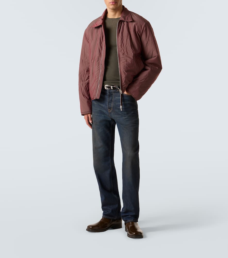 Mid-rise slim jeans
